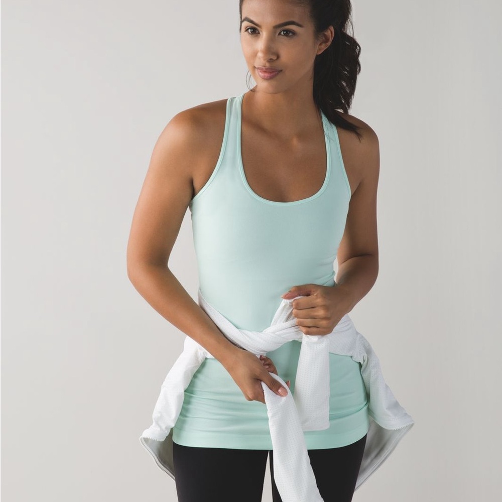 Lululemon Cool Racerback (Sea Mist, 6)